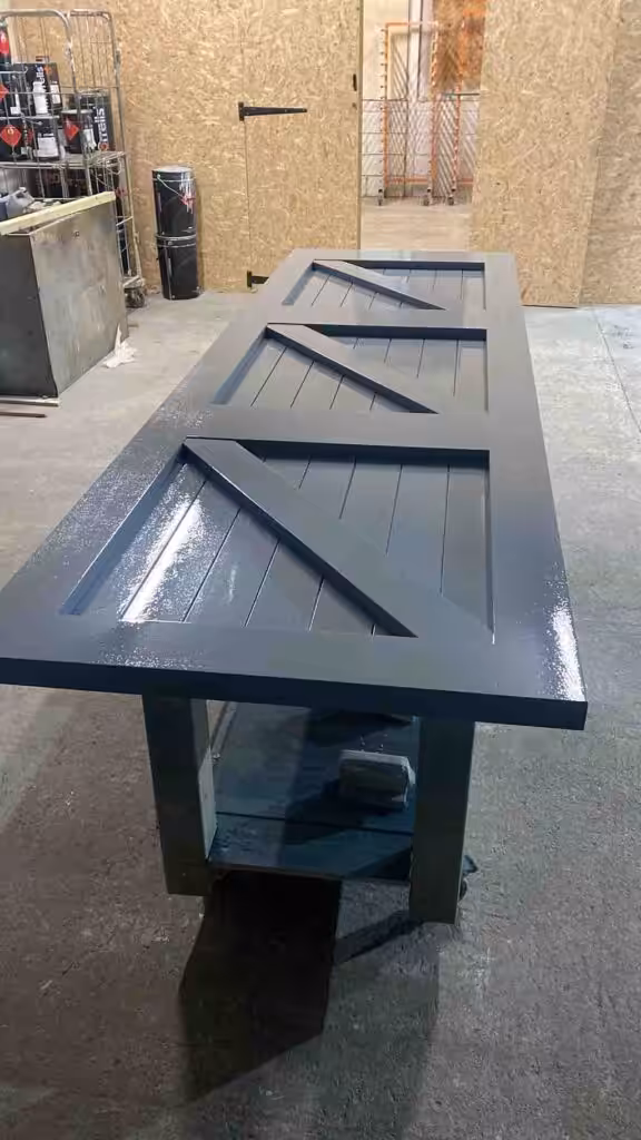 External_Door_Sprayed_With_Farrow_&_Ball